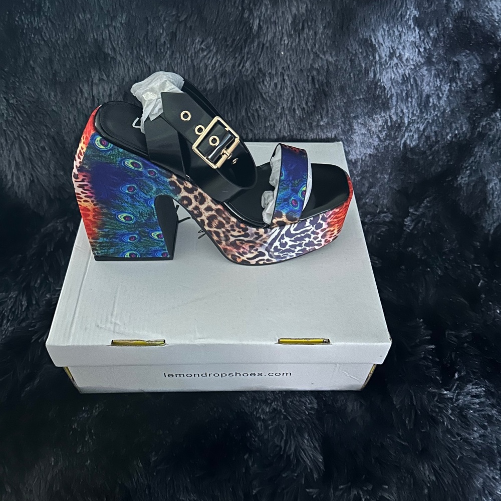 Platform Heel (Lemon Drop)